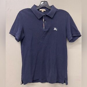 Burberry Brit Navy Blue Polo Shirt men’s size XS